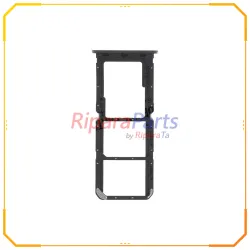 CARRELLO SPORTELLO SIM DUAL SIM PER OPPO A38 CPH2579 NERO