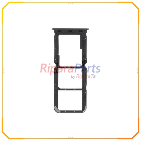 CARRELLO SPORTELLO SIM DUAL SIM PER OPPO A38 CPH2579 NERO