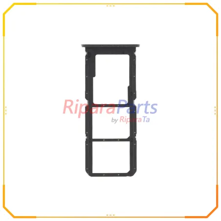 CARRELLO SPORTELLO SIM DUAL SIM PER OPPO A38 CPH2579 NERO
