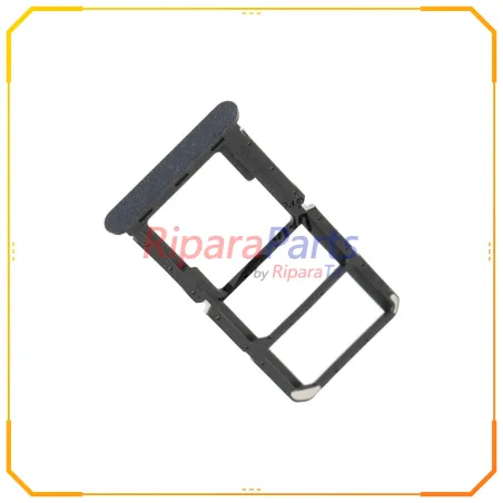 CARRELLO SPORTELLO SIM DUAL SIM PER OPPO A38 CPH2579 NERO