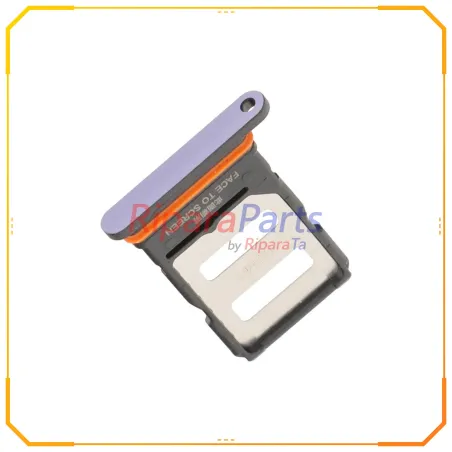 CARRELLO SPORTELLO SIM DUAL SIM PER XIAOMI REDMI NOTE 14 PRO+ 5G LAVENDER PURPLE