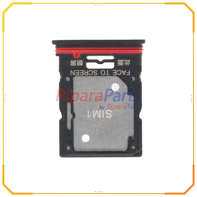 CARRELLO SPORTELLO SIM DUAL SIM PER XIAOMI REDMI NOTE 11 PRO+ 5G NERO