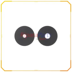 VETRINO VETRO LENTE FOTOCAMERA CAMERA POSTERIORE PER REALME C55 RMX3710 NERO SET 2 PZ