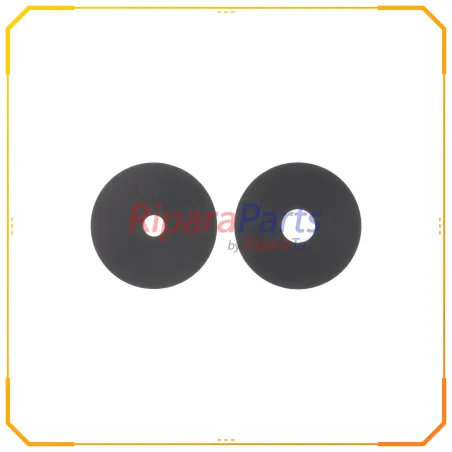 VETRINO VETRO LENTE FOTOCAMERA CAMERA POSTERIORE PER REALME C55 RMX3710 NERO SET 2 PZ