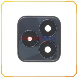 VETRINO LENTE FOTOCAMERA CAMERA POSTERIORE CON CORNICE PER REALME C53 RMX3760 MIGHTY BLACK