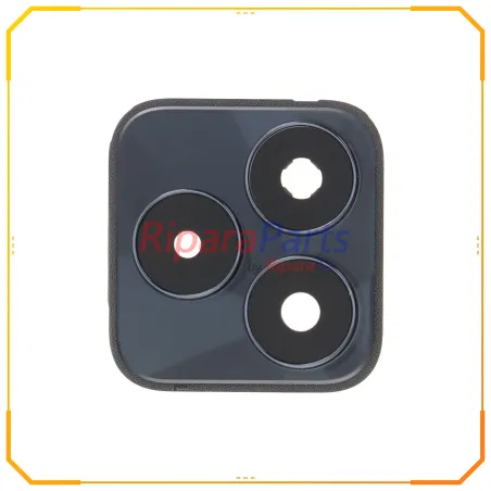 VETRINO LENTE FOTOCAMERA CAMERA POSTERIORE CON CORNICE PER REALME C53 RMX3760 MIGHTY BLACK