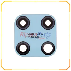 VETRINO VETRO LENTE FOTOCAMERA CAMERA POSTERIORE PER REALME C25Y RMX3269 BLU
