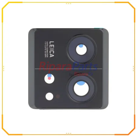 VETRINO LENTE FOTOCAMERA CAMERA POSTERIORE CON CORNICE PER XIAOMI 13T / 13T PRO NERO