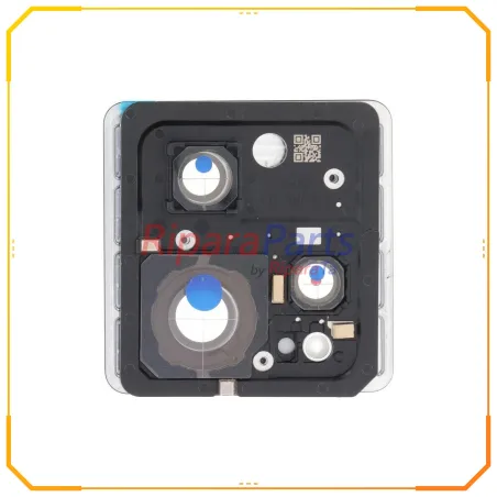 VETRINO LENTE FOTOCAMERA CAMERA POSTERIORE CON CORNICE PER XIAOMI 13T / 13T PRO NERO
