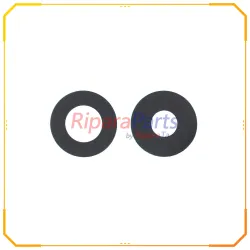 VETRINO VETRO LENTE FOTOCAMERA CAMERA POSTERIORE PER XIAOMI 13T 2306EPN60G NERO SET 2 PZ