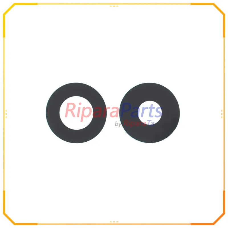 VETRINO VETRO LENTE FOTOCAMERA CAMERA POSTERIORE PER XIAOMI 13T 2306EPN60G NERO SET 2 PZ