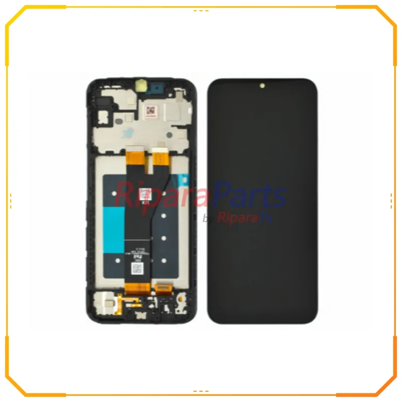 DISPLAY LCD TOUCH+FRAME ORIGINALE PER SAMSUNG GALAXY A14 5G SM-A146 SERVICE PACK NERO