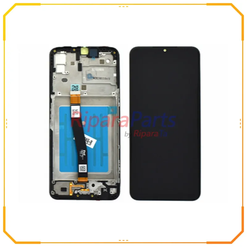 DISPLAY LCD TOUCH+FRAME ORIGINALE PER SAMSUNG GALAXY A22 5G SM-A226 SERVICE PACK NERO