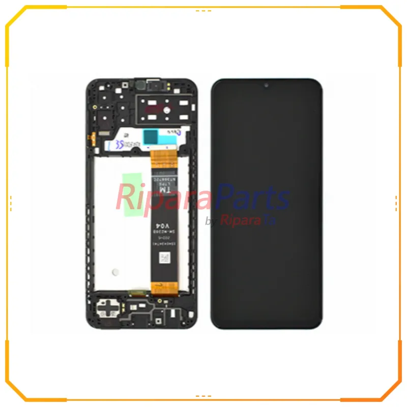 DISPLAY LCD TOUCH+FRAME ORIGINALE PER SAMSUNG GALAXY A13 4G SM-A135 SERVICE PACK NERO
