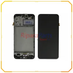 DISPLAY AMOLED TOUCH+FRAME ORIGINALE PER SAMSUNG GALAXY M30S SM-M307 SERVICE PACK NERO