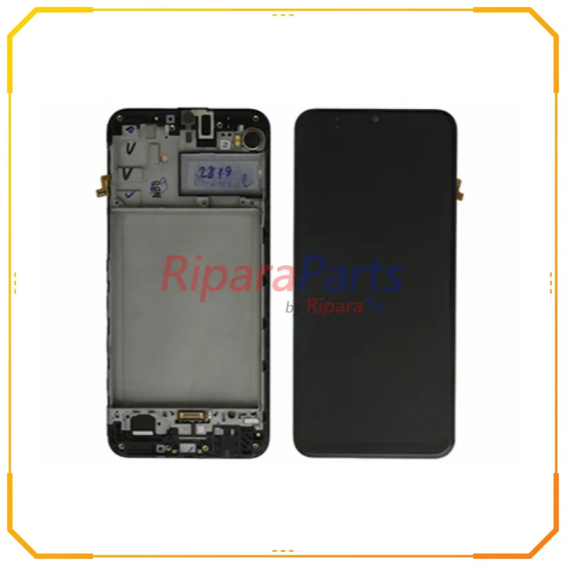 DISPLAY AMOLED TOUCH+FRAME ORIGINALE PER SAMSUNG GALAXY M30S SM-M307 SERVICE PACK NERO
