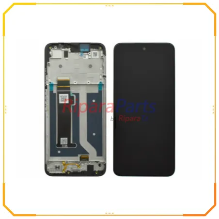DISPLAY LCD SERVICE PACK ORIGINALE MOTOROLA MOTO G34 5G TOUCH+FRAME NERO