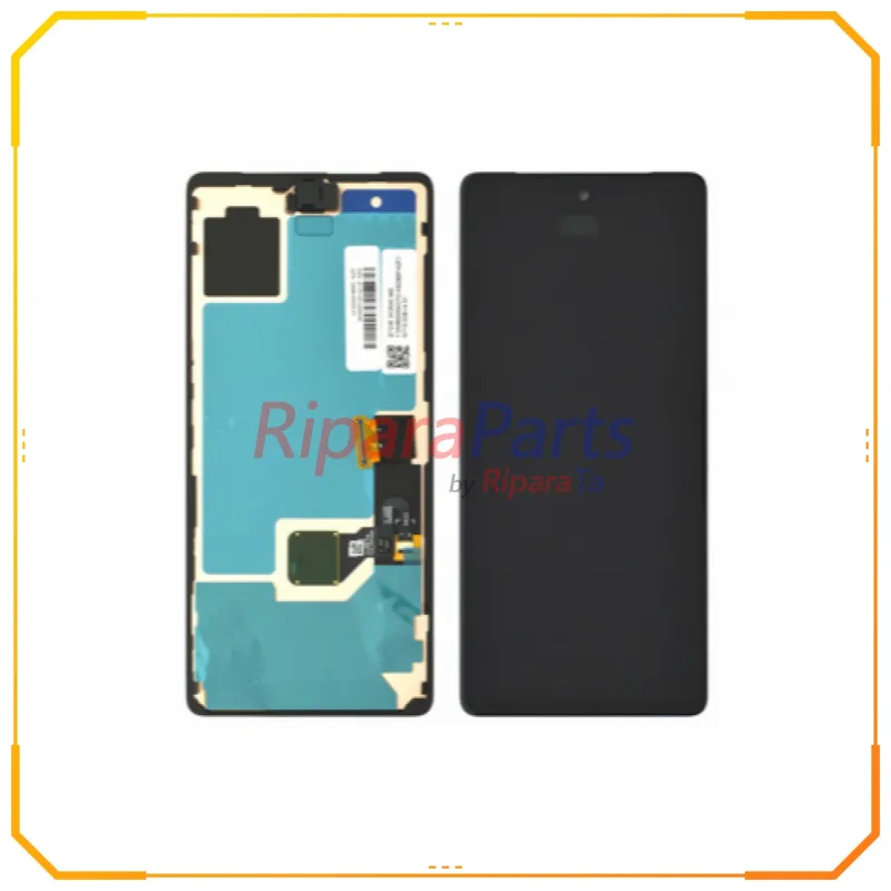 DISPLAY OLED ORIGINALE SERVICE PACK GOOGLE PIXEL 7 TOUCH + LETTORE IMPRONTA + CORNICE NERO