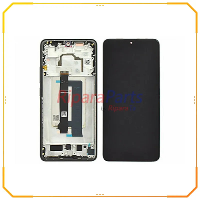 DISPLAY AMOLED SERVICE PACK ORIGINALE XIAOMI POCO X6 PRO 5G TOUCH+FRAME+TASTI LATERALI NERO