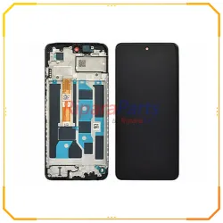 DISPLAY LCD SERVICE PACK ORIGINALE OPPO A40 / A40M TOUCH+FRAME+TASTI LATERALI NERO