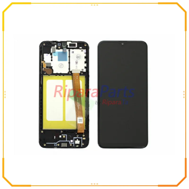 DISPLAY LCD SERVICE PACK ORIGINALE SAMSUNG GALAXY A20E SM-A202 TOUCH+FRAME NERO