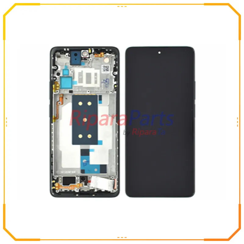 DISPLAY LCD SERVICE PACK ORIGINALE XIAOMI 11T 5G TOUCH+FRAME+TASTI LATERALI METEORITE GRIGIO