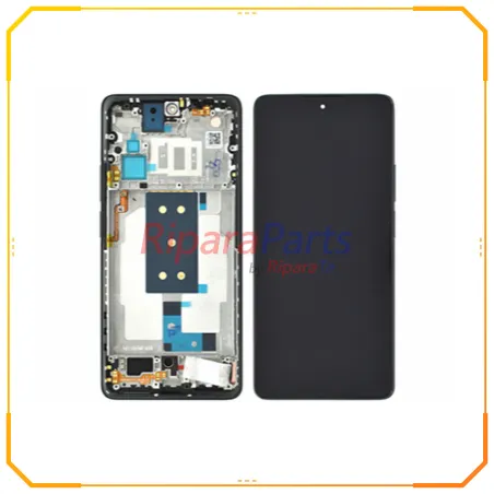 DISPLAY LCD SERVICE PACK ORIGINALE XIAOMI 11T 5G TOUCH+FRAME+TASTI LATERALI METEORITE GRIGIO