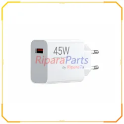 CARICATORE DA PARETE 45W 4.1A SERVICE PACK ORIGINALE XIAOMI BIANCO