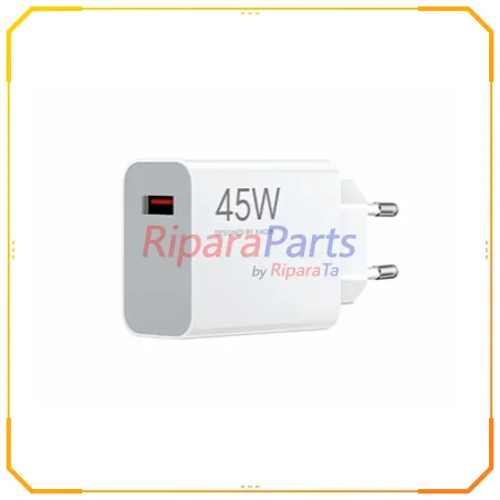 CARICATORE DA PARETE 45W 4.1A SERVICE PACK ORIGINALE XIAOMI BIANCO