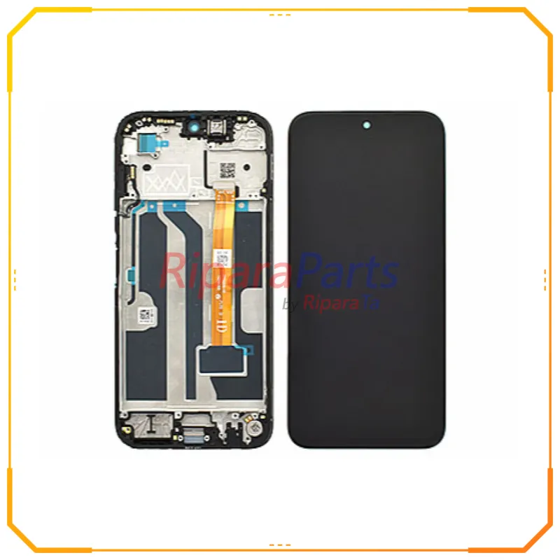 DISPLAY LCD TOUCH+FRAME SERVICE PACK ORIGINALE OPPO A6X SWITCH TASTI LATERALI NERO