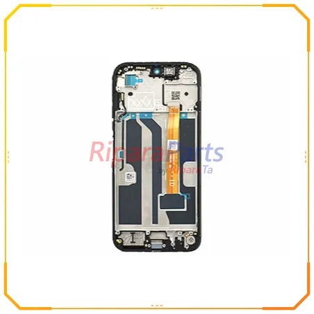 DISPLAY LCD TOUCH+FRAME SERVICE PACK ORIGINALE OPPO A6X SWITCH TASTI LATERALI NERO
