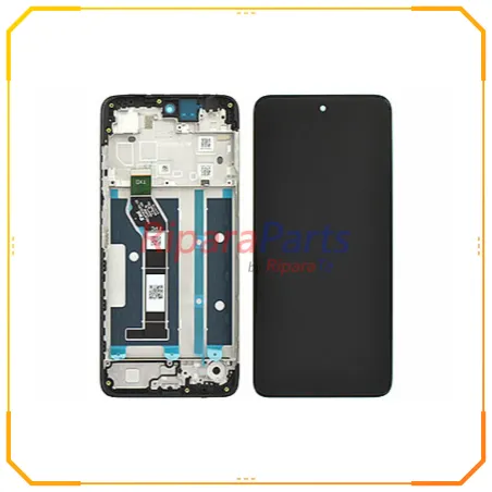 DISPLAY LCD TOUCH+FRAME SERVICE PACK ORIGINALE MOTOROLA MOTO E15 4G / MOTO G05 NERO