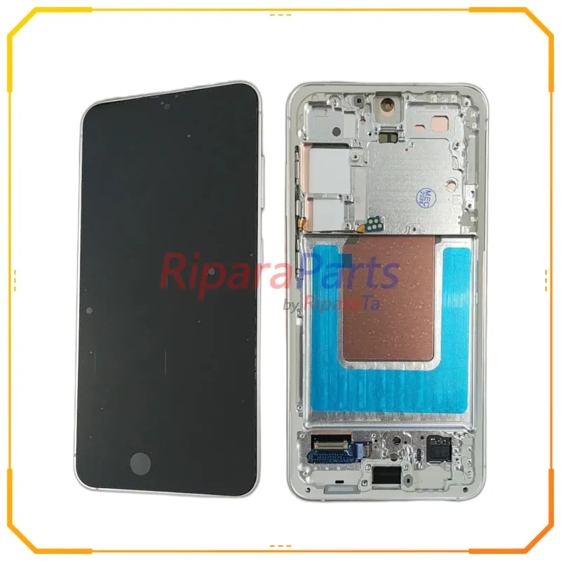 DISPLAY LCD OLED TOUCH ORIGINALE PER SAMSUNG S24 5G SM-S921 GH82-33287B MARBLE GRAY