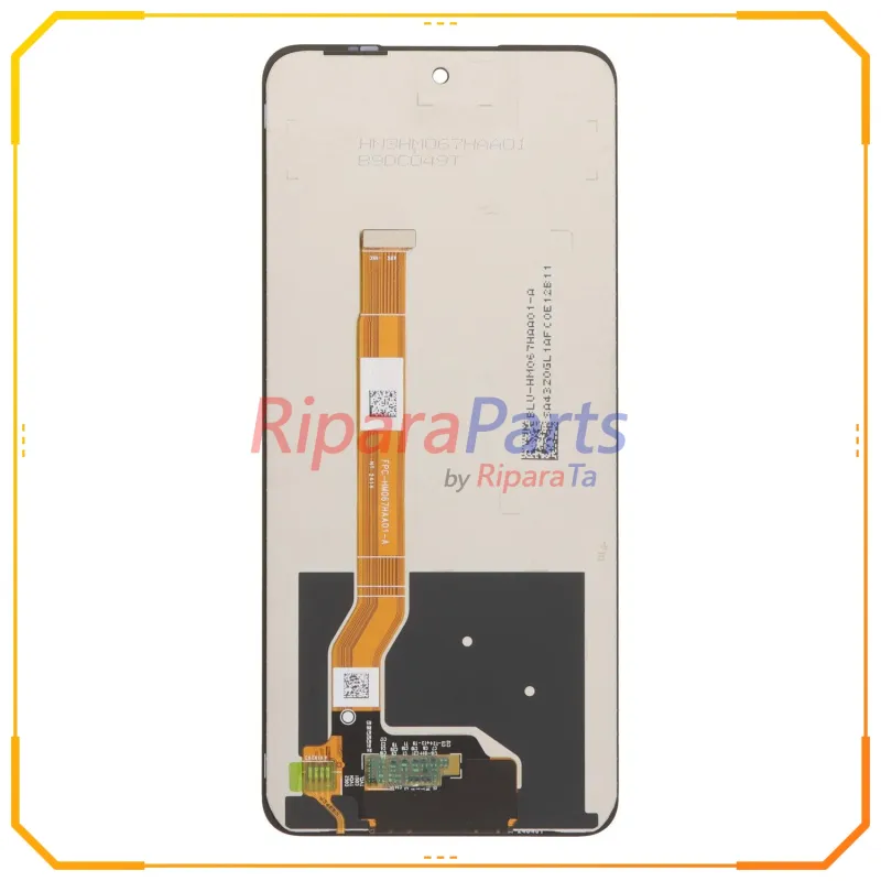 DISPLAY LCD TOUCH PER REALME C65 RMX3910 SCHERMO NERO PARI ORIGINALE