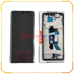 DISPLAY AMOLED LCD FRAME PER XIAOMI REDMI NOTE 14 PRO 5G 24090RA29G SERVICE 120hz NERO