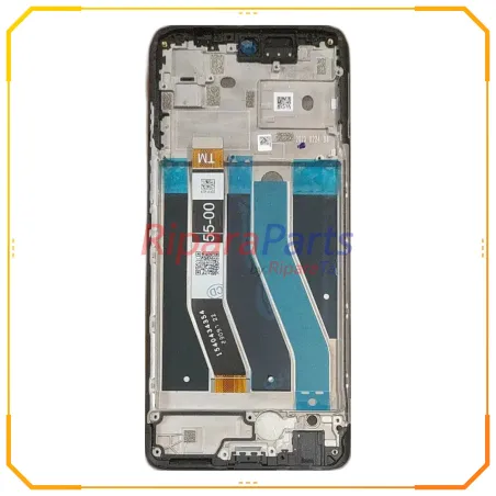 DISPLAY LCD TOUCH+FRAME SERVICE PACK ORIGINALE PER MOTOROLA MOTO G62 5G XT2223 NERO