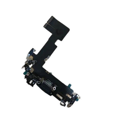CONNETTORE RICARICA LIGHTNING PER APPLE IPHONE 13 RIGENERATO MICROFONO NERO