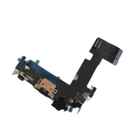 CONNETTORE RICARICA LIGHTNING PER APPLE IPHONE 13 RIGENERATO MICROFONO NERO
