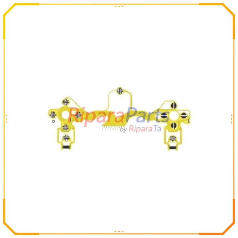 PELLICOLA CONDUTTIVA TASTI PER CONTROLLER SONY PS4 JDM-001 JDM-010 JDM-011 GIALLA