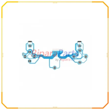 PELLICOLA CONDUTTIVA TASTI PER CONTROLLER SONY PS4 JDM-001 JDM-010 JDM-011 V2.0 BLU
