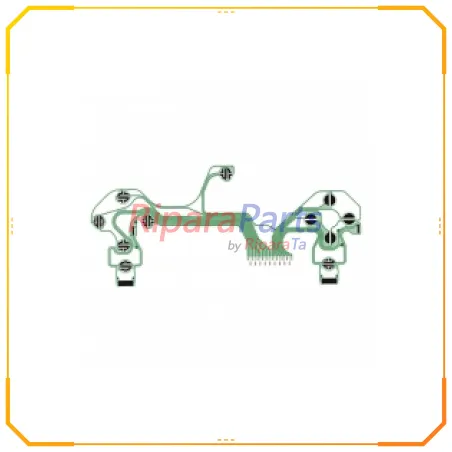 PELLICOLA CONDUTTIVA TASTI PER CONTROLLER SONY PS4 DUALSHOCK 4 V4.0 VERDE