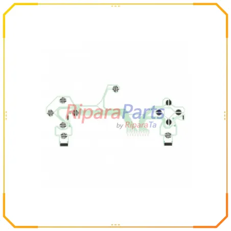 PELLICOLA CONDUTTIVA TASTI PER CONTROLLER SONY PS4 JDS-055 V5.0 VERDE