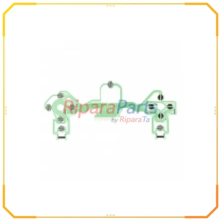 PELLICOLA CONDUTTIVA TASTI PER CONTROLLER SONY PS4 JDM-001 JDM-010 JDM-011 V2.0 VERDE