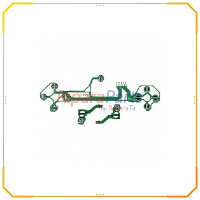 PELLICOLA CONDUTTIVA TASTI PER CONTROLLER SONY PS5 DUALSENSE V2.0 VERDE SET 3 PZ