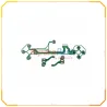 PELLICOLA CONDUTTIVA TASTI PER CONTROLLER SONY PS5 DUALSENSE V2.0 VERDE SET 3 PZ