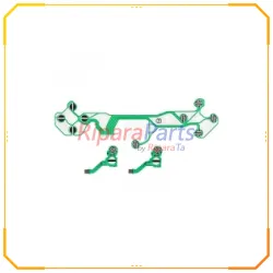 PELLICOLA CONDUTTIVA TASTI PER CONTROLLER SONY PS5 DUALSENSE V1.0 VERDE SET 3 PZ