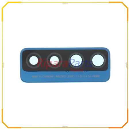 VETRINO LENTE FOTOCAMERA POSTERIORE CON CORNICE PER TCL 20 5G T781 BLU