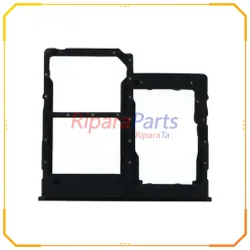 CARRELLO SIM CARD DUAL SIM PER SAMSUNG GALAXY A40 SM-A405 NERO