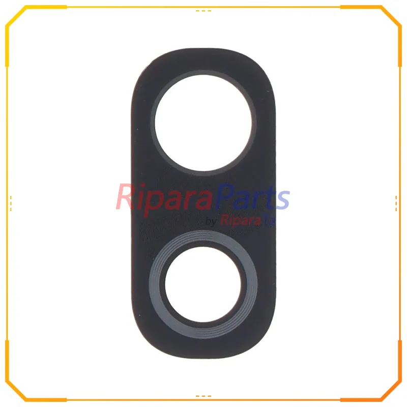 VETRINO LENTE FOTOCAMERA POSTERIORE PER SAMSUNG GALAXY A40 SM-A405 / A30 SM-A305 / A10 SM-A105 / M10 SM-M105 NERO