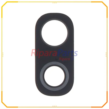 VETRINO LENTE FOTOCAMERA POSTERIORE PER SAMSUNG GALAXY A40 SM-A405 / A30 SM-A305 / A10 SM-A105 / M10 SM-M105 NERO